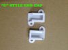 50X Hard Rigid Bar "u" Style Shell Housing With End Cap For LED Strip DHL ship