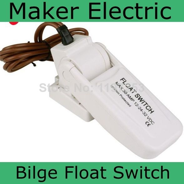 MK-CFS12  Automatic Electric Water Pump Float Switch DC Bilge Pump Switch Flow 