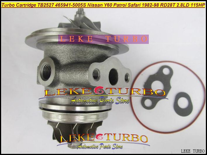 TB2527 465941-0005 452022-0001 465941 Turbocharger Cartridge Turbo Chra Core for Nissan Y60 Patrol Safari TD 1991-1997 RD28T 2.8L D 115HP