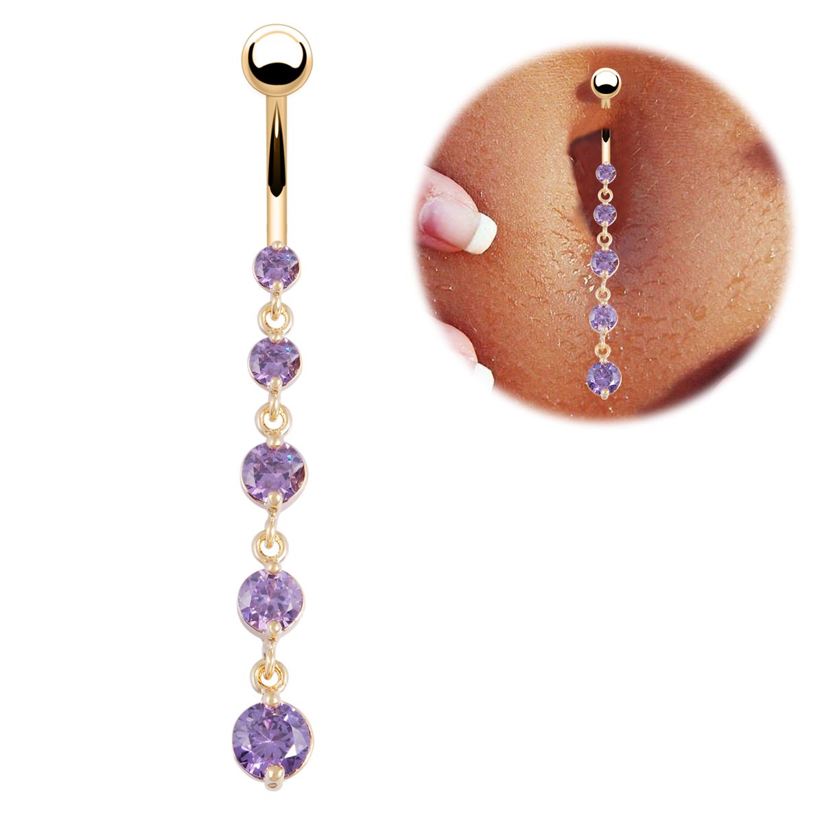 2016 Healthy Sexy Belly Ring Dangle Belly Rings Bell Button Rings inside Dangle Belly Rings