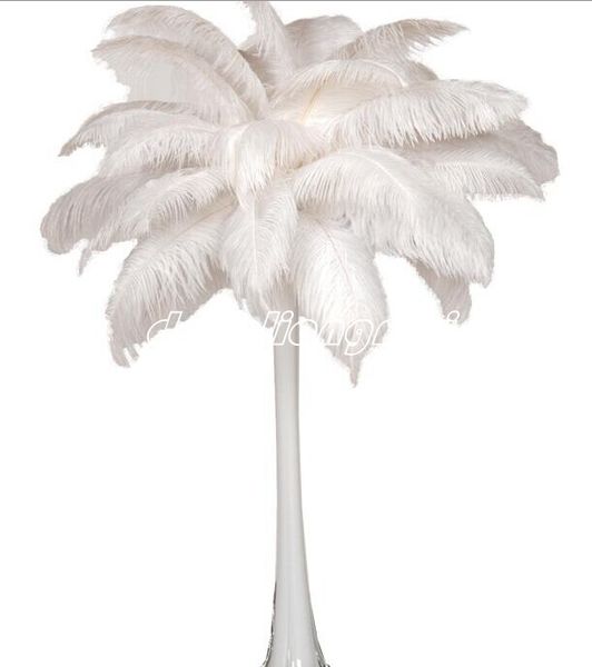 

new 8-22 inch (20-55cm) white Ostrich Feather plumes for wedding centerpiece wedding party event decor festive decoration Z134