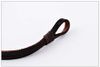 Svart / brun Mäns vävt läderarmband, Titanium Steel Anchor Läderarmband, 21cm Titanium Chain.Free Shipping.