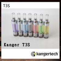 Kangertech T3S Clearomizer Kanger T3S Colorful Atomizer Kanger T3S Cartomizer With Changeable Coil