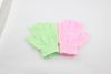 Guante exfoliante piel cuerpo baño ducha esponja mitón exfoliante masaje Spa rosa y verde 600 unids/lote solo EMS