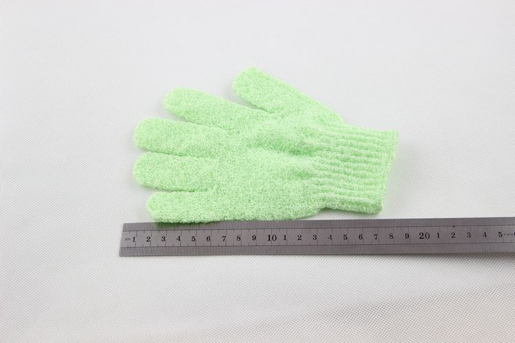 Exfoliante Glove Skin Body Bath Shower ducha Loofá Mitt Mitt Mitt Scrub Spa Pink and Green lots EMS Only6533241