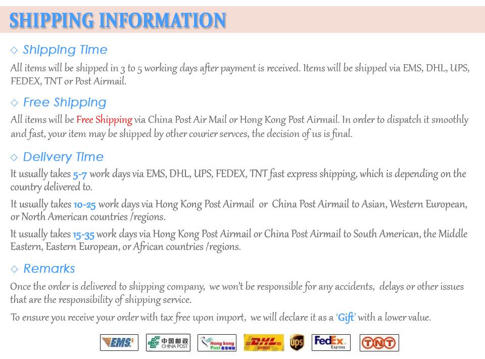 05.Shipping Information