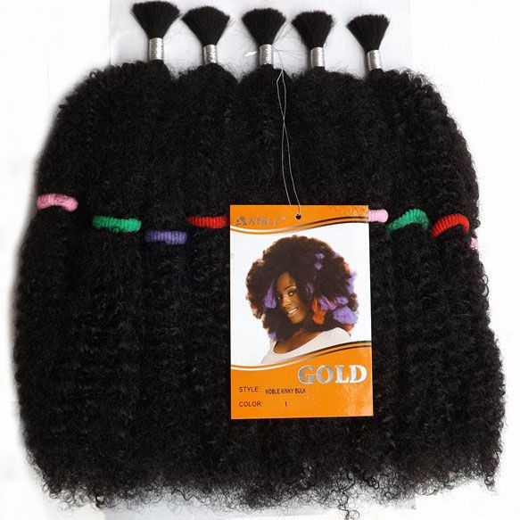 Noble Gold 100 Kanekalon Synthetic Afro Kinky Curly Hair