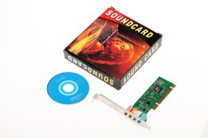 Vente en gros US Stock! 4 canaux 5.1 Surround 3D PCI Sound Card audio pour PC Windows XP / Vista / 7 navires des Etats-Unis