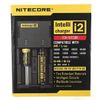 Alta qualidade nitecore intelli carregador i2 carregador de bateria i2 18650 18350 18500 carregador de bateria genuíno nitecore i2 carregador de bateria