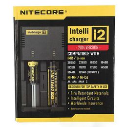 High quality Nitecore Intelli Charger I2 Battery Charger I2 18650 18350 18500 Battery Charger Genuine Nitecore I2 Battery Charger