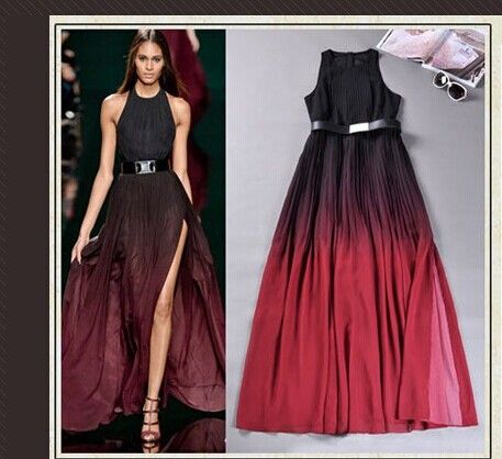 runway maxi dress