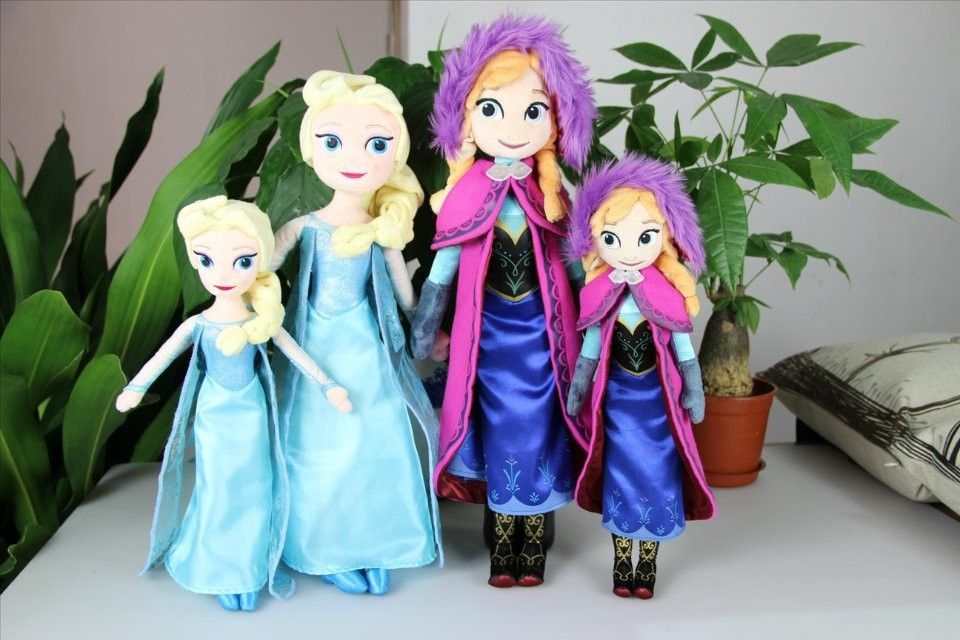 50CM Big Size Children Dolls Princess Elsa Anna Cartoon Toys Kids Baby Soft Toy 50CM Big Size Children Dolls Princess Elsa Anna Cartoon Toys Kids Baby Soft Toy