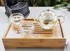 وصول جديد 250 مل الزجاج شاي وعاء الشاي شاي سهلة الاستخدام مجموعة شاي صنع زهرة وتناول القهوة ph1