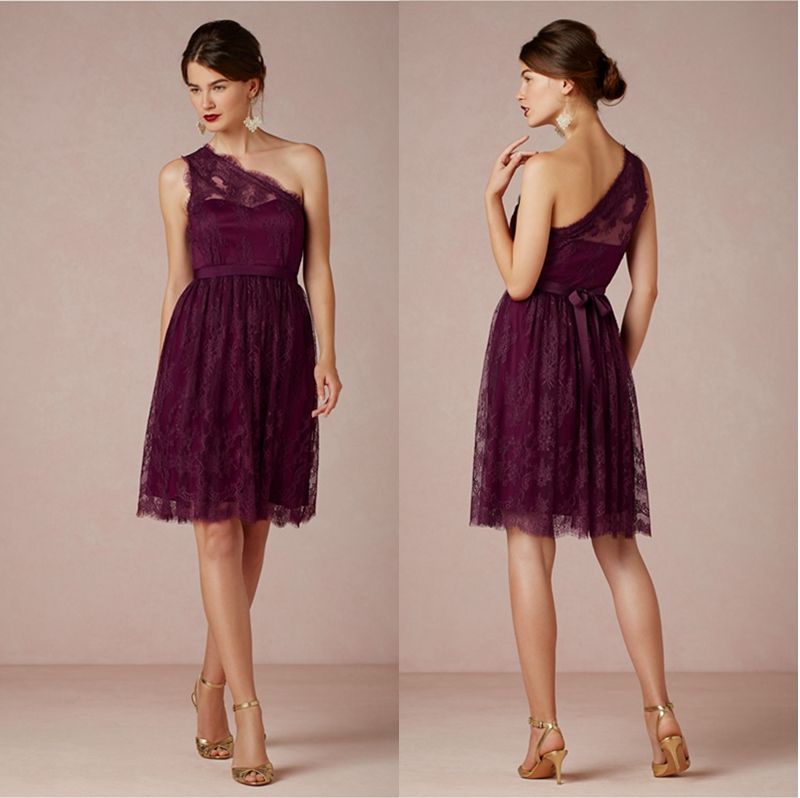 dark magenta dress