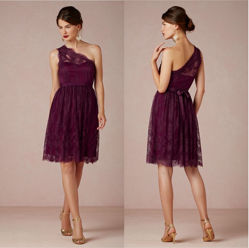 dark magenta bridesmaid dresses