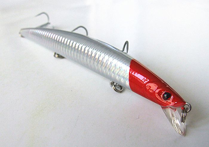 145cm 20g deniz balıkçılığı cazibesi oyun mücadele çin kancası minnow yem ince şekli cazibesi plastik sert yem döküm spinner yem yüzer 2867596