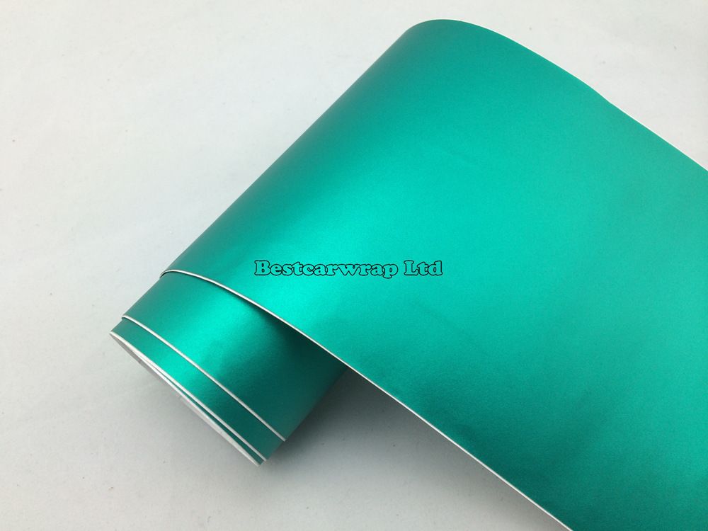 Satin-Chrom-Tiffany-Vinyl-Car-Wrap-Folie mit Luftblasen und schwach haftendem Kleber wie 3M-Qualität, 1,52 x 20 m/Rolle