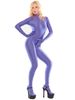 Roxo Spandex Catsuit Lycra Corpo Cheio Zentai Terno Partido Do Dia Das Bruxas Cosplay