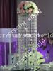 crystal candle holder with Flower Stand,Wedding Flower Stand Centerpiece