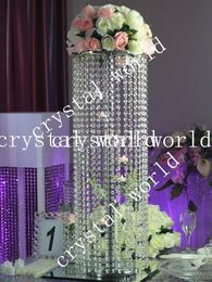 crystal candle holder with Flower Stand,Wedding Flower Stand Centrepiece