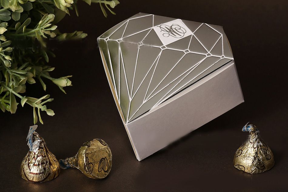 Creative Diamond Design Candy Boxes Classic Candy Gift Chocolate Favor