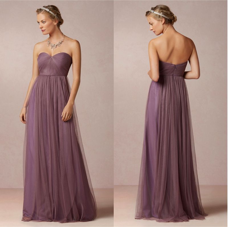 bridesmaid plum dress