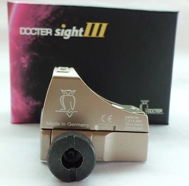 

New designed Docter III Tactical Tan Auto Reticle Brightness adjusting red dot sight fits any 20mm rail