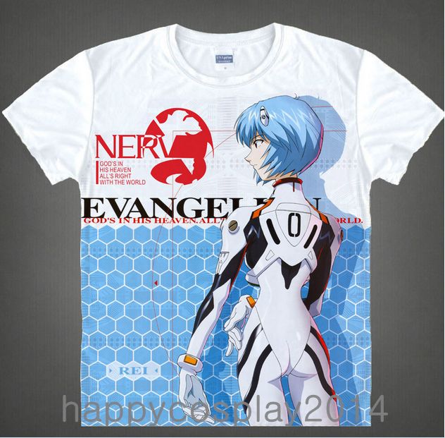 Acquistare T Shirt Giappone Anime Evangelion EVA Neon Genesis Evangelion T  Shirt REI AYANAMI T Shirt Taglia S M L XL XXL Cosplay Hot NUOVO Economico |  Consegna Veloce E Qualità | It.Dhgate