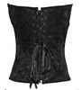 2014 Plus Size Sleepwear Sexy Women Corset Lace Tops Bustier Satin broderad Shaper Cinche Corsets Overbust CorSet246w