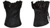 2014 뜨거운 판매 플러스 사이즈 잠옷 섹시한 여성 코르셋 레이스 탑스 가슴 새틴 수 놓은 셰이퍼 Cinche 코르셋 overbust corselet
