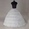 Volledige baljurk Petticoats Ronde steun hoepel voor trouwjurken en formele jurken bruikbare fietstas crinoline drukte