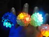 Holiday cheer props Strawberry Glow Light Ring Torch LED Finger Ring Lights Flash Beams Light Halloween Party LED Toys Wedding 10 stks/partij