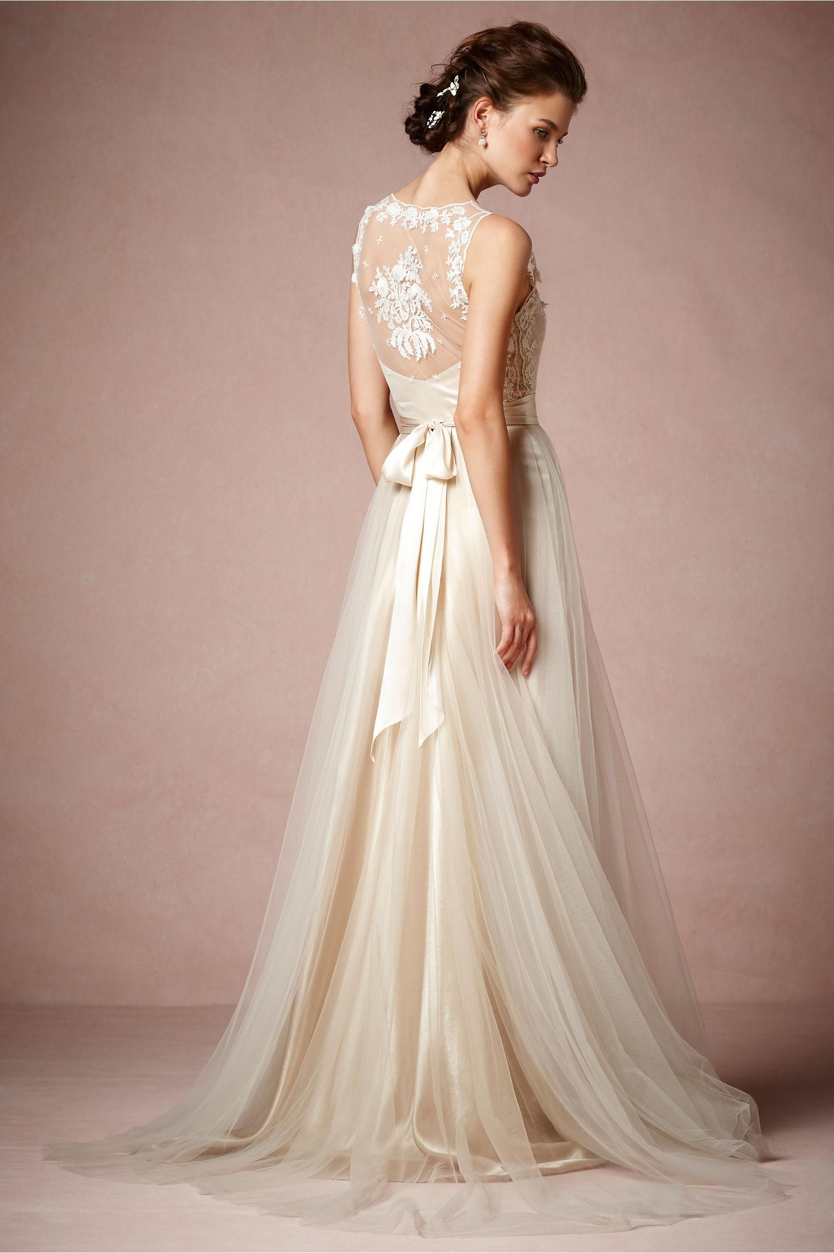 Discount LM 2014 Gorgeous Onyx Gown BHLDN V Neck A Line ...