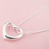 2017 neuer billiger Silberschmuck 925 Sterling Silber Fashion Charm Heart Love Anhänger Halskette 1003292g