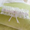 Gratis verzending Beige Strik Nieuwe Mode Stijl Sexy Garters Kant Bloem Bridal Kouseband Bruiloft Speciale Garters