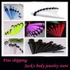 Ear tunnel P13 100pcs mix 8 size 6 color body piercing sprial ear taper ear expander2427364