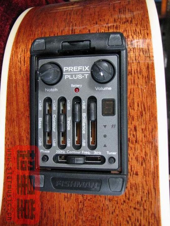 2019 2017 NEW Fishman Prefix Plus T Onboard Preamp Matrix Pickup EQ