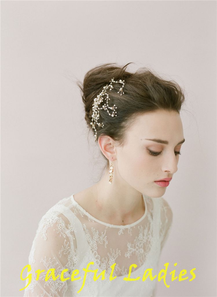 dainty bridal hair accessories