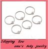 Wholesale-OP-Wholesale 100 pcs Mix 16G 8/10mm Captive Bead Ring Eyebrow Nipple Labret Nose Ring Piercing Body Jewelry