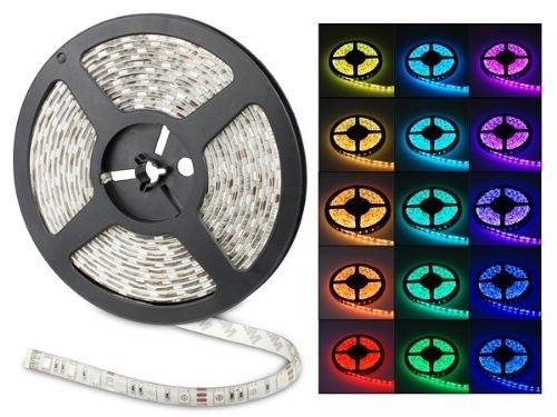 100M 20 rollos de luz de tira LED RGB 5050 SMD 300Led impermeable IP65 100 metros de cinta LED cambio de color Cadena de Navidad de Halloween a través de DHL