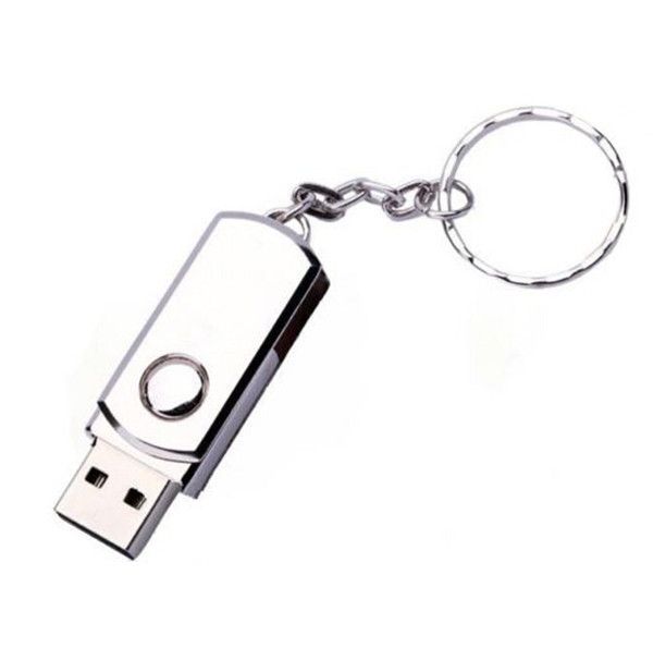 Leather + Steel USB 2.0 Flash Drive (2GB)