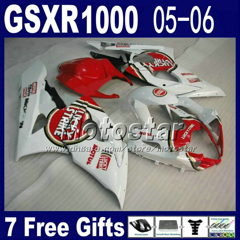 kit carenatura moto 2005 2006 suzuki gsxr 1000 k5 gsxr1000 kit carene nero lucido di alta qualità gsxr1000 05 06 7 regalo nd94