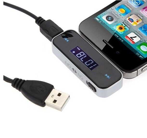 For Iphone Lg Htc Car Fm Transmitter Fm Transmitter Wireless 3.5Mm