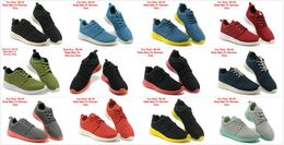 Roshe Run Homens sapato e mulheres tênis forma Vintage Athletic Casual Sports Shoes Meninos malha Free Run Sneakers DROPSHIP