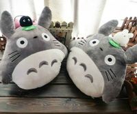 16" Totoro Peluş Oyuncak Yastık Peluş Yastık Karikatür yumuşak peluş oyuncak bebek 40cm Ücretsiz nakliye