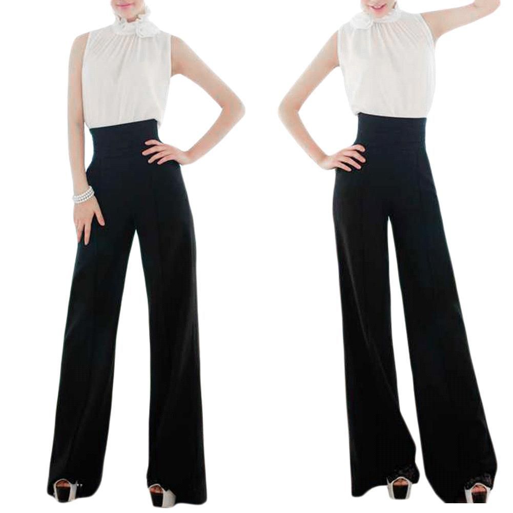 high waisted suit trousers ladies