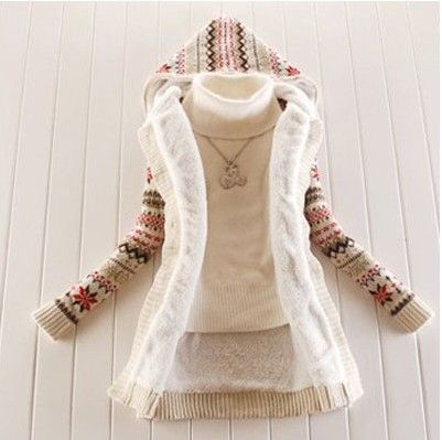 fleece lined cardigan