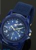 2014 Nowe męskie Zegarek Sportowy Zegarki analogowe Stojak 4 Kolory Wojskowe zegarki Tkaniny Pasek Hot Sale Casual Wrist Watch