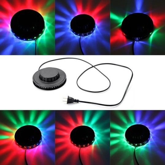 LED-taklampa 48 LED-lampor RGB inomhus Röststyrning LED-scenbelysning AC 90-240V Multi Colors LED Sunflower Light