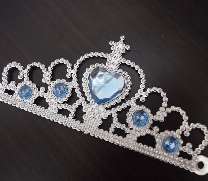 2021 3 In 1 New Frozen Crown Tiara Childrens Jewelry Hoop Crown